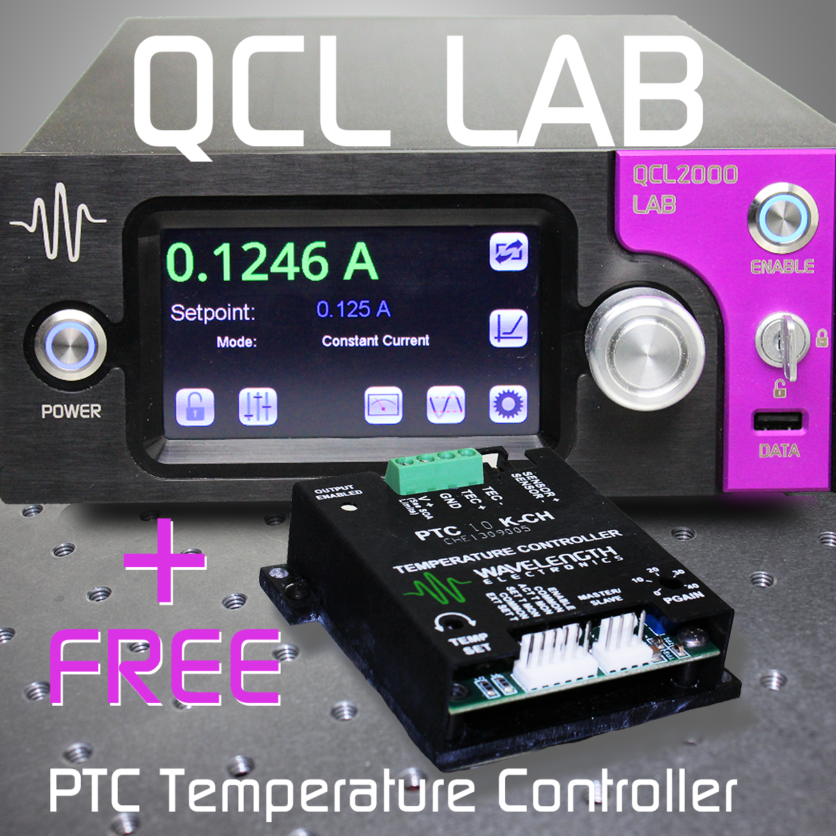 Free PTC-CH with QCL LAB