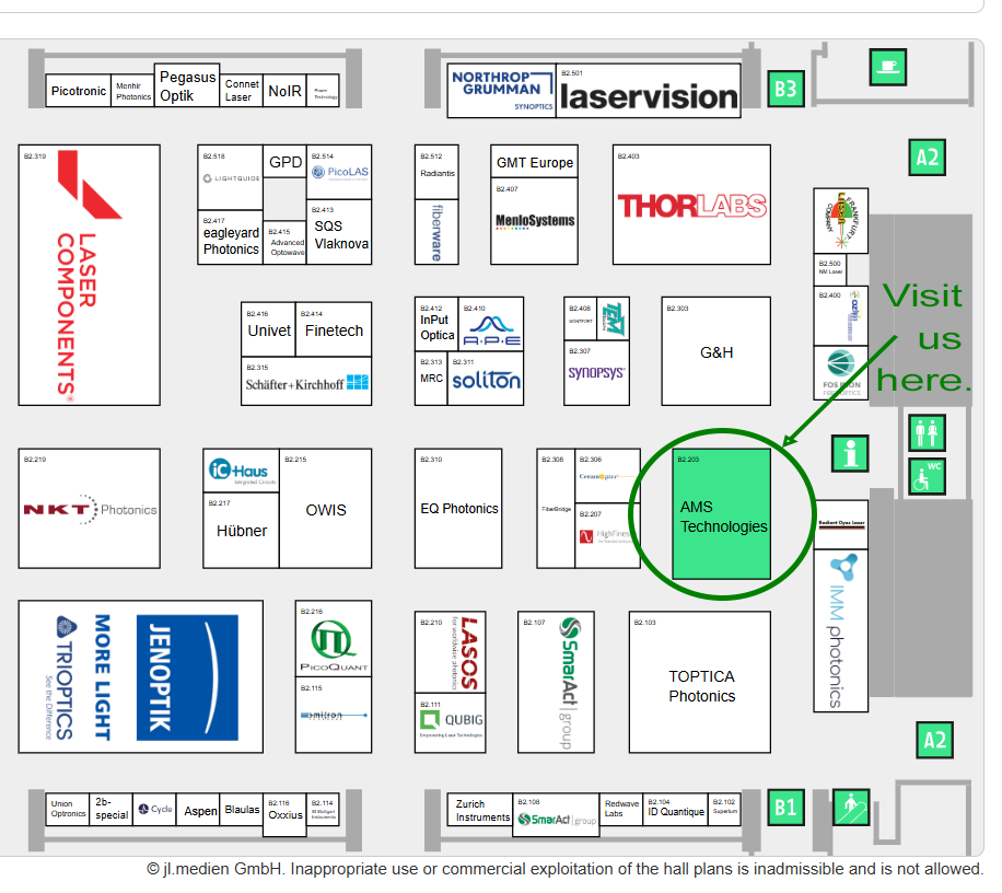 Laser World of Photonics Booth B2.203