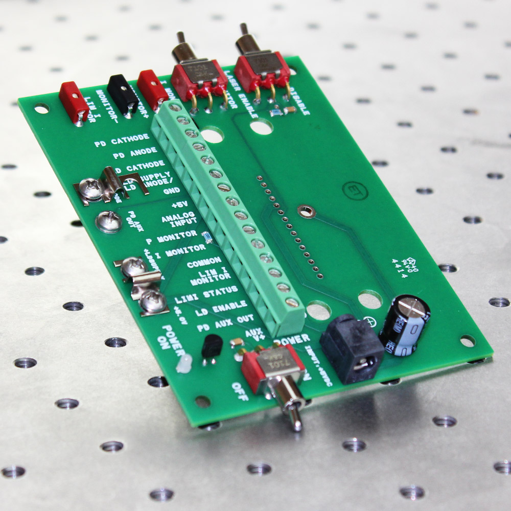 pldeval Evaluation PCB for the PLD Series Laser Diode Drivers