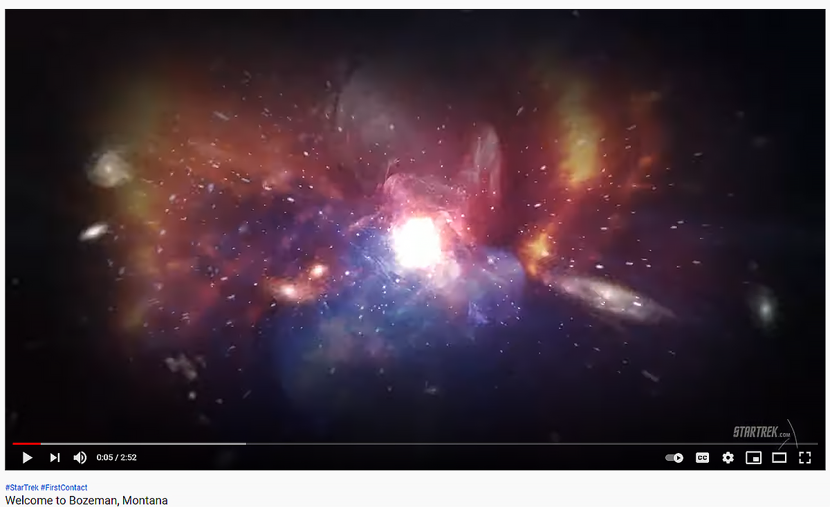 Star Trek Releases Bozeman Extraterrestrial Tourism Video