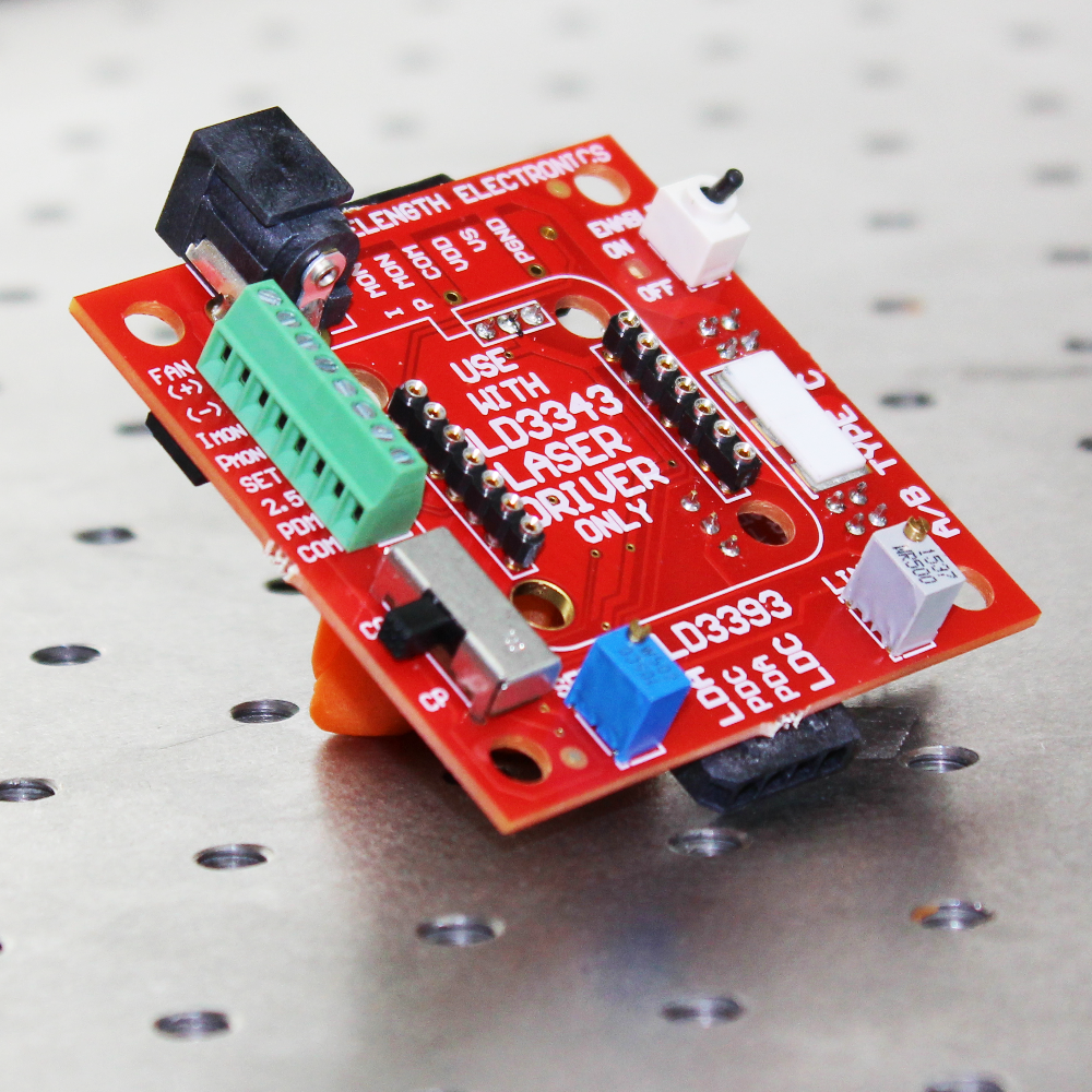 wld3393 Evaluation PCB for WLD33ND 2A & 2L Laser Diode Drivers