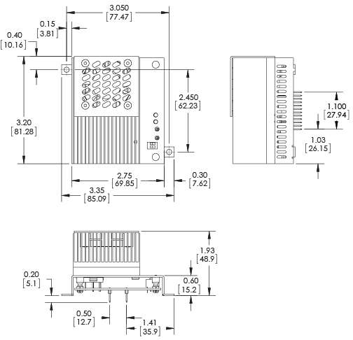 PLD10000 Dimensions
